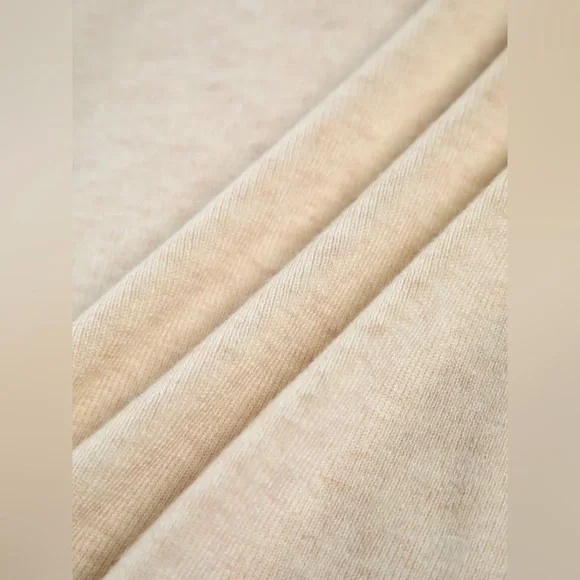 COMMENSE Off-Shoulder Cream Soft Knit Top - Picture 5 of 5